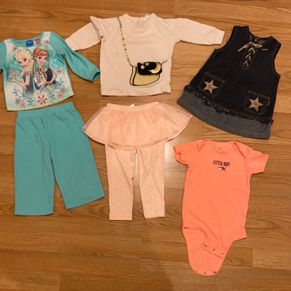 Infant Girl 18M 6 pieces clothes bundle